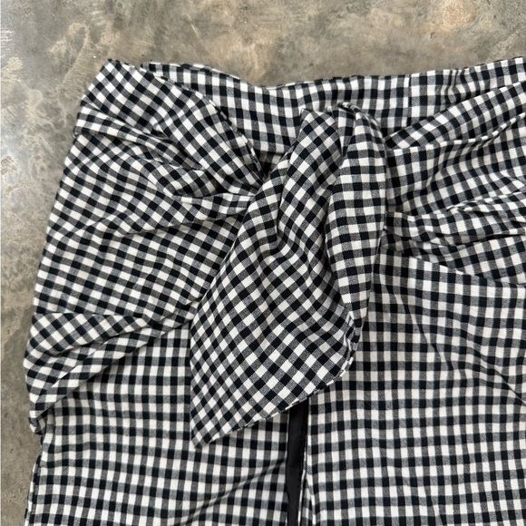 Black and White Gingham Skort - Picture 3 of 6
